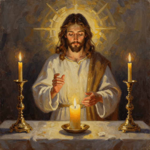 Velas acesas na celebração litúrgica